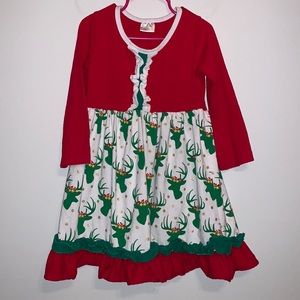 Toddler Christmas Deer Tunic Dress